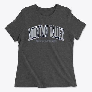 Mountain Valley North Carolina Traditional Women's Cotton T-Shirt
