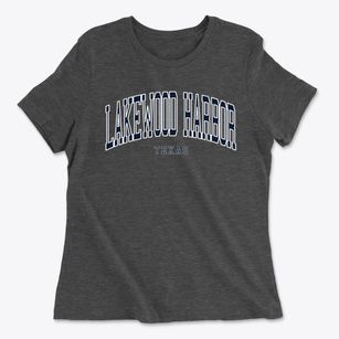 Lakewood Harbor Texas Traditional Women's Cotton T-Shirt