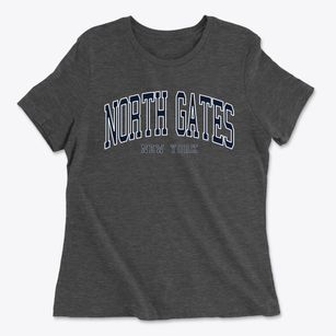 North Gates New York Traditional Women's Cotton T-Shirt