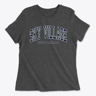 Sky Village North Carolina Traditional Women's Cotton T-Shirt