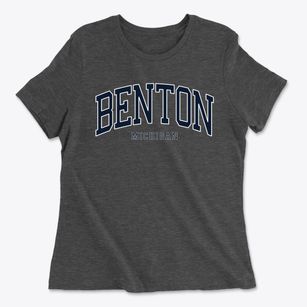 Benton Michigan Traditional Women's Cotton T-Shirt
