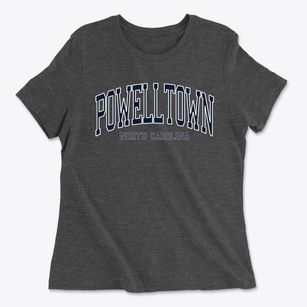 Powelltown North Carolina Traditional Women's Cotton T-Shirt