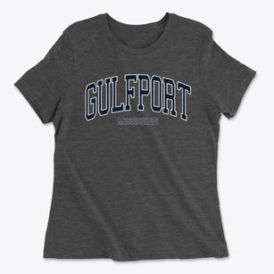 Gulfport Mississippi Traditional Women's Cotton T-Shirt