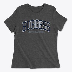 Burgess North Carolina Traditional Women's Cotton T-Shirt
