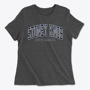 Stoney Knob North Carolina Traditional Women's Cotton T-Shirt