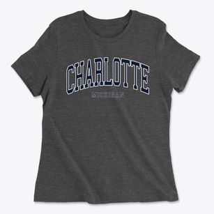 Charlotte Michigan Traditional Women's Cotton T-Shirt