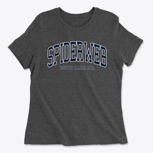 Spiderweb South Carolina Traditional Women's Cotton T-Shirt