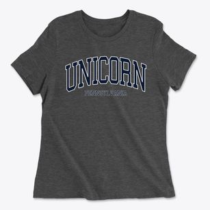 Unicorn Pennsylvania Traditional Women's Cotton T-Shirt