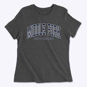 Middle Fork North Carolina Traditional Women's Cotton T-Shirt