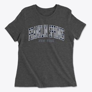 Franklin Springs New York Traditional Women's Cotton T-Shirt
