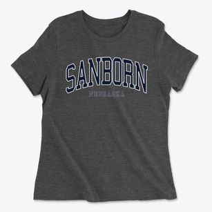 Sanborn Nebraska Traditional Women's Cotton T-Shirt