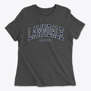 Lawndale Minnesota Traditional Women's Cotton T-Shirt