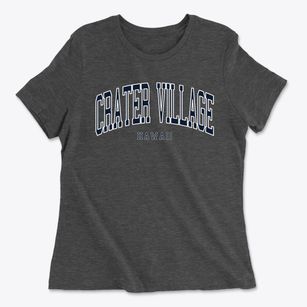 Crater Village Hawaii Traditional Women's Cotton T-Shirt