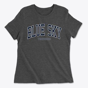 Blue Sky Tennessee Traditional Women's Cotton T-Shirt