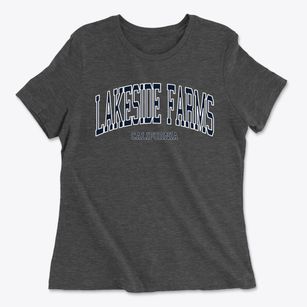 Lakeside Farms California Traditional Women's Cotton T-Shirt