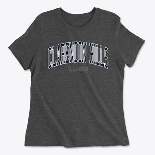 Clarendon Hills Illinois Traditional Women's Cotton T-Shirt
