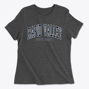 Rapid Valley South Dakota Traditional Women's Cotton T-Shirt