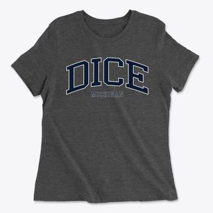 Dice Michigan Traditional Women's Cotton T-Shirt