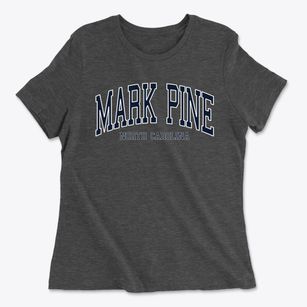 Mark Pine North Carolina Traditional Women's Cotton T-Shirt