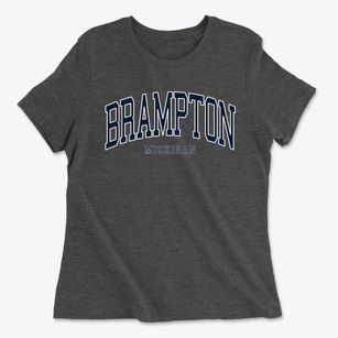 Brampton Michigan Traditional Women's Cotton T-Shirt