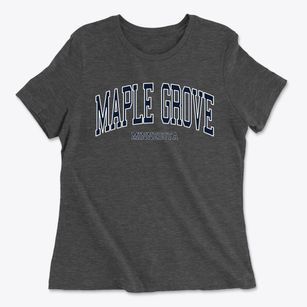 Maple Grove Minnesota Traditional Women's Cotton T-Shirt