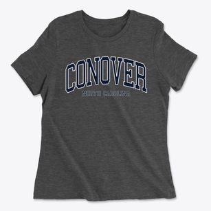 Conover North Carolina Traditional Women's Cotton T-Shirt