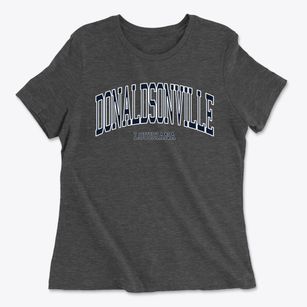 Donaldsonville Louisiana Traditional Women's Cotton T-Shirt