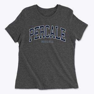 Percale Georgia Traditional Women's Cotton T-Shirt
