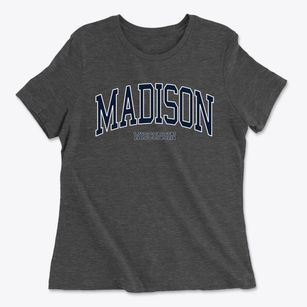 Madison Wisconsin Traditional Women's Cotton T-Shirt