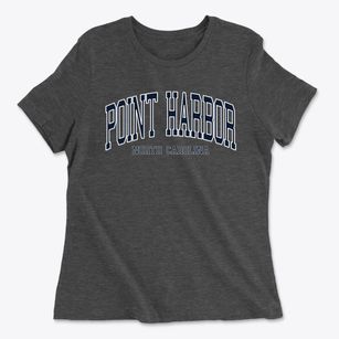 Point Harbor North Carolina Traditional Women's Cotton T-Shirt