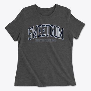 Sweetgum North Carolina Traditional Women's Cotton T-Shirt