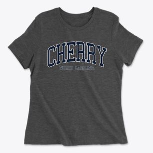 Cherry North Carolina Traditional Women's Cotton T-Shirt