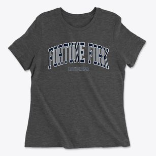 Fortune Fork Louisiana Traditional Women's Cotton T-Shirt