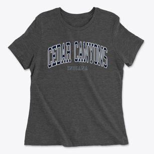 Cedar Canyons Indiana Traditional Women's Cotton T-Shirt