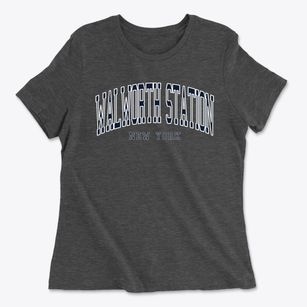 Walworth Station New York Traditional Women's Cotton T-Shirt