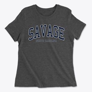 Savage North Carolina Traditional Women's Cotton T-Shirt