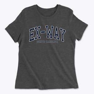 Ex-way North Carolina Traditional Women's Cotton T-Shirt