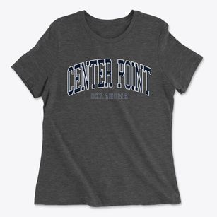 Center Point Oklahoma Traditional Women's Cotton T-Shirt