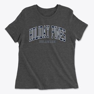 Holiday Pines Delaware Traditional Women's Cotton T-Shirt