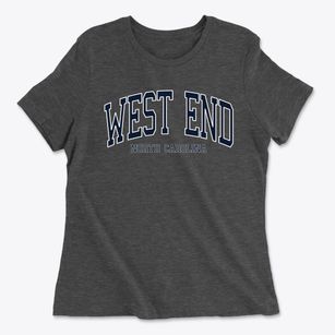 West End North Carolina Traditional Women's Cotton T-Shirt