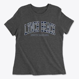 Lynch Beach North Carolina Traditional Women's Cotton T-Shirt