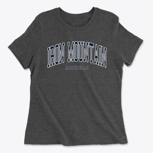 Iron Mountain Michigan Traditional Women's Cotton T-Shirt