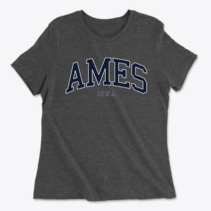 Ames Iowa Traditional Women's Cotton T-Shirt
