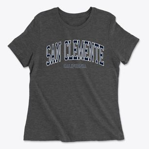 San Clemente California Traditional Women's Cotton T-Shirt
