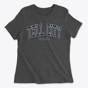 Tell City Indiana Traditional Women's Cotton T-Shirt