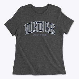 Williston Park New York Traditional Women's Cotton T-Shirt