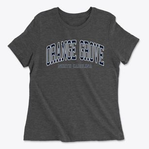 Orange Grove North Carolina Traditional Women's Cotton T-Shirt