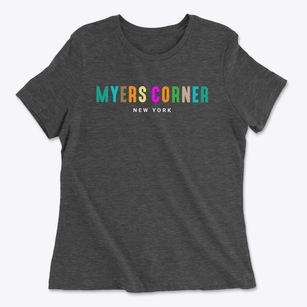 Myers Corner New York Color Pop Women's Cotton T-Shirt