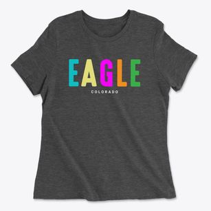 Eagle Colorado Color Pop Women's Cotton T-Shirt