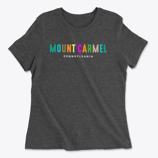 Mount Carmel Pennsylvania Color Pop Women's Cotton T-Shirt